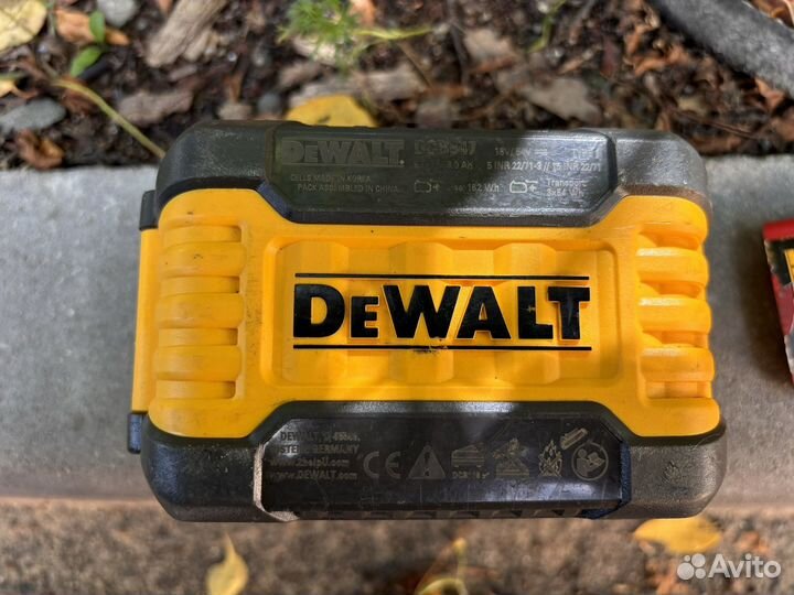 АКБ dewalt dcb547 9ah