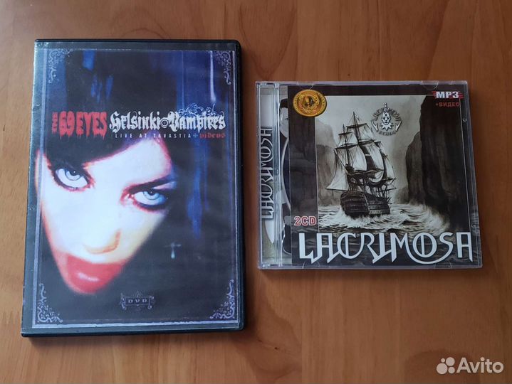 Сборники The 69 Eyes Lacrimosa новые диски DVD MP3