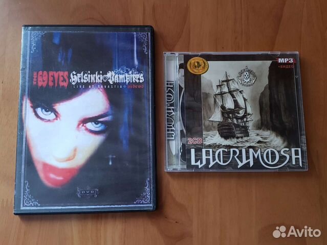 Сборники The 69 Eyes Lacrimosa новые диски DVD MP3