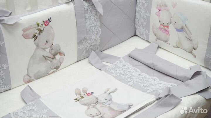 Бортики в детскую кроватку новые