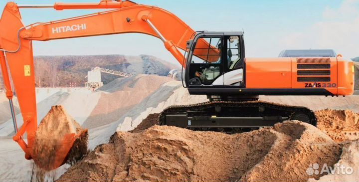 Стекло Hitachi Zaxis 330 3G-5G лобовое нижнее