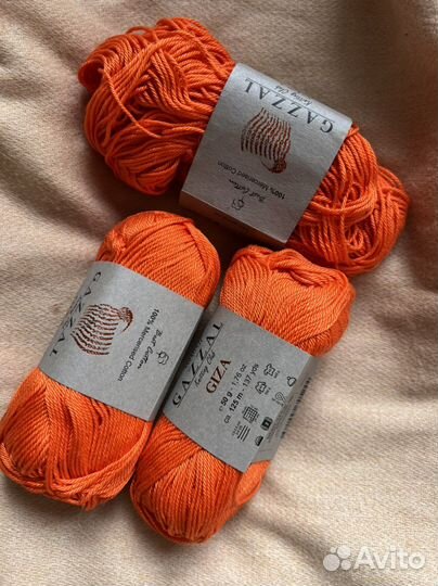 Пряжа хлопок мерсеризованный