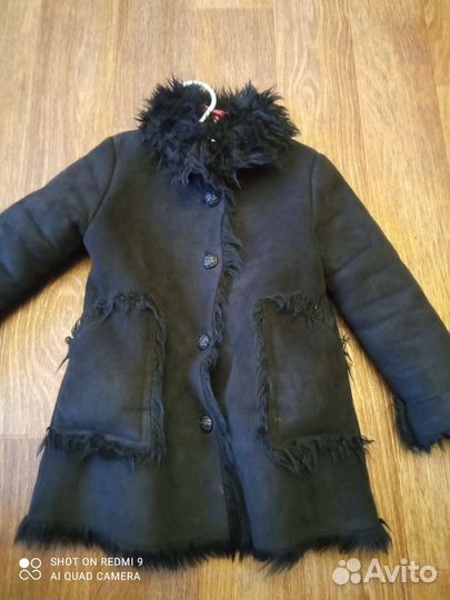 Дубленка для девочки
