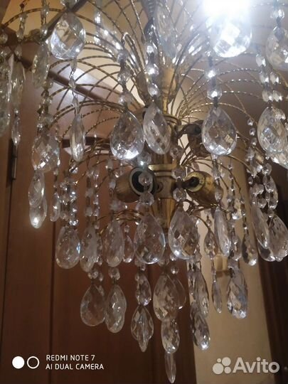 Хрустальная люстра СССР