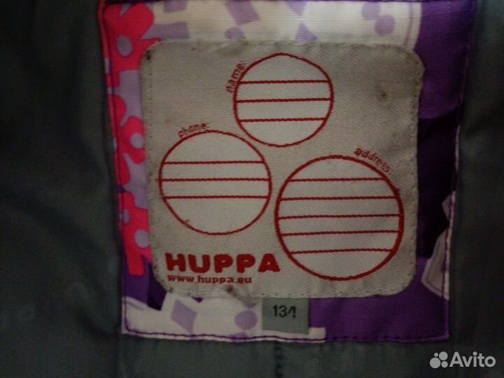 Куртка зима для девочки huppa