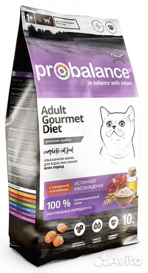 Сухой корм для кошек ProBalance Gourmet - 4,5 кг