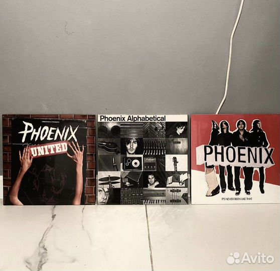 3 альбома Phoenix на виниле