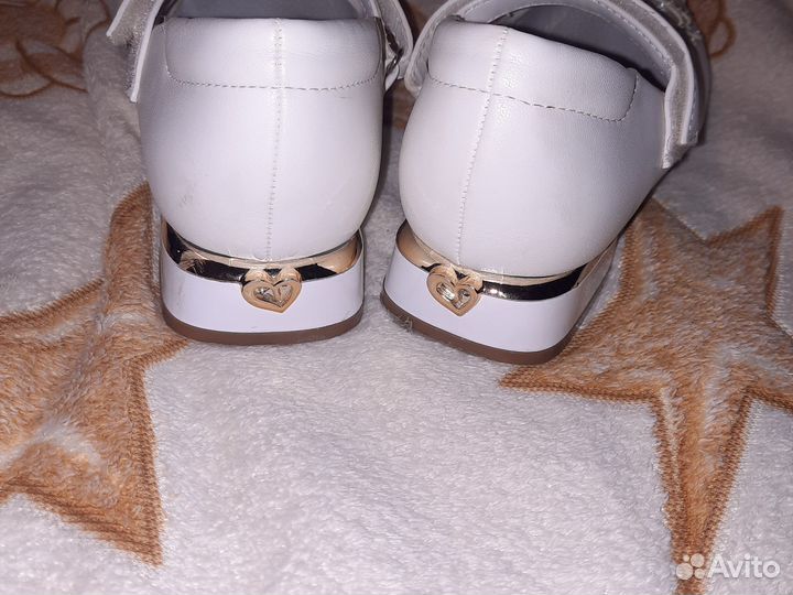 Туфли праздничные для девочек 34 размер
