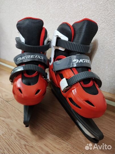 Коньки детские раздвижные 29 32