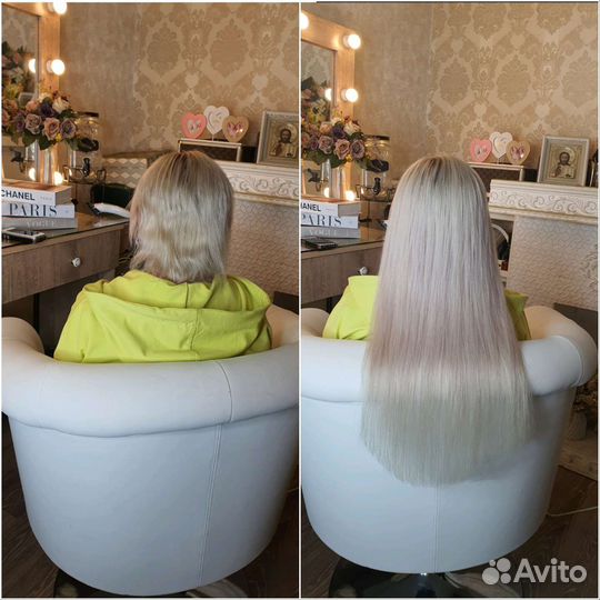 Волосы для наращивания, работа в подарок