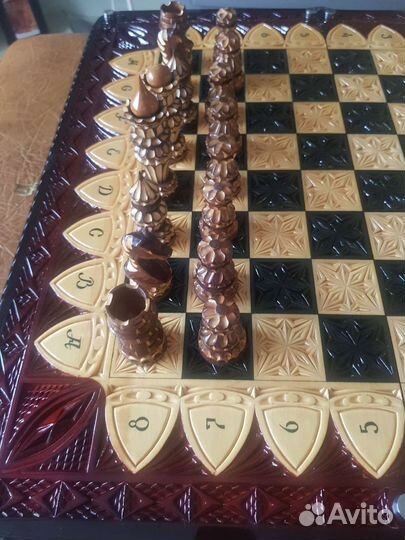 Шахматы, шашки, нарды 3 в 1