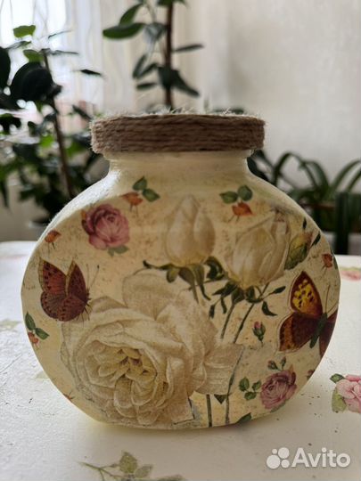 Баночки декупаж