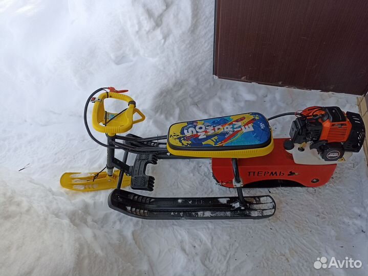Снегокат с мотором бу