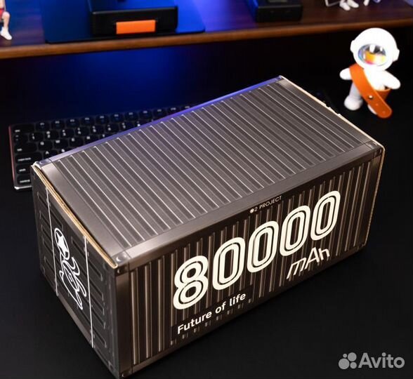 Зарядная станция Powerbank 80000mAh розетка 12V