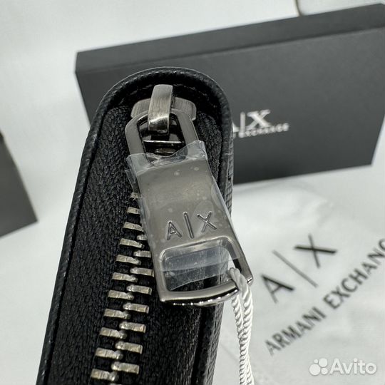 Кожаный Armani Exchange мужской клатч