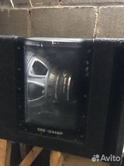 Сабвуфер фирмы alpine SBG-1244BP