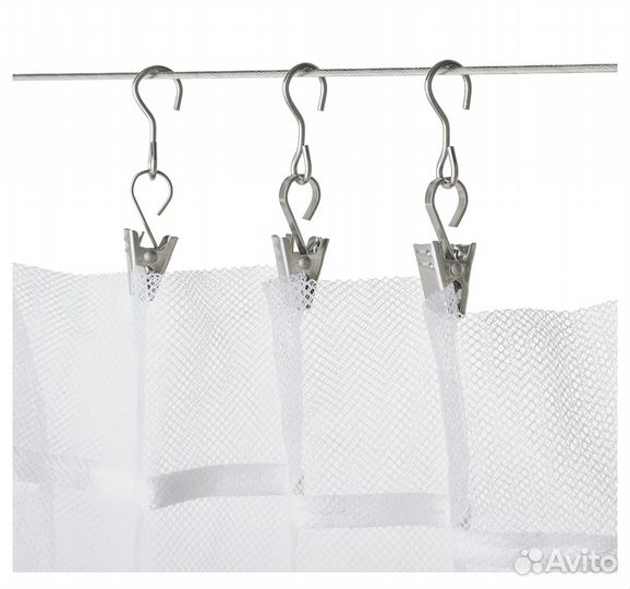 Зажим с крючком икеа