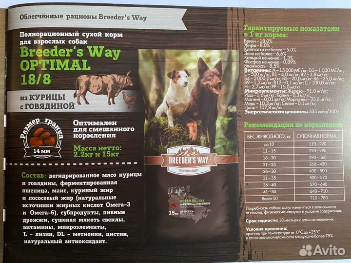 Сухой корм для собак 15 кг TM Зоогурман