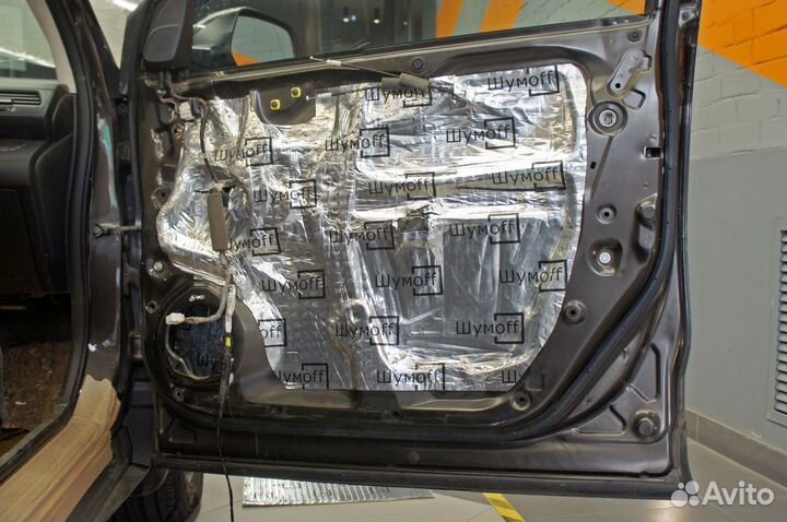 Шумоизоляция дверей в 3 слоя