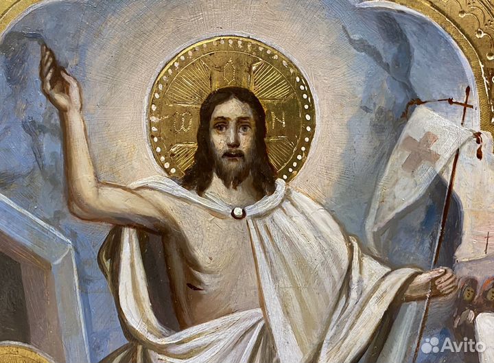 Икона Воскресение Господне Золото