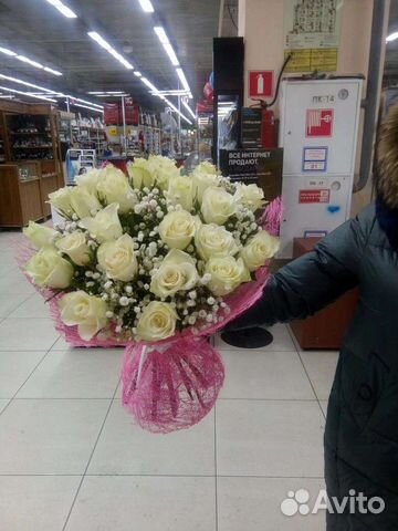 Цветы розы букет
