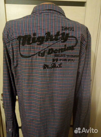 Сорочка мужская с длинным рукавом размер 48-50