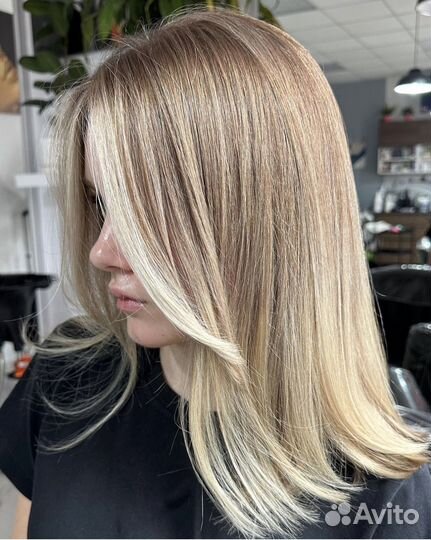 Окрашивание волос на дому