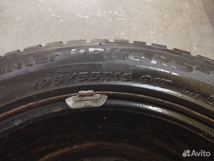 Колеса зимние шипованные на ваз R16