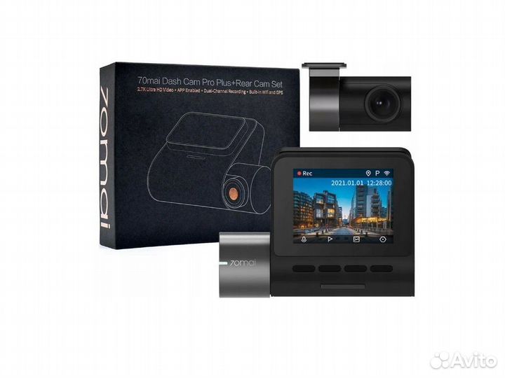 Видеорегистратор Xiaomi 70mai A500S + камера