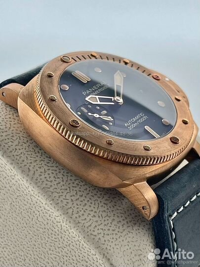 Часы panerai submersible bronzo blu abisso