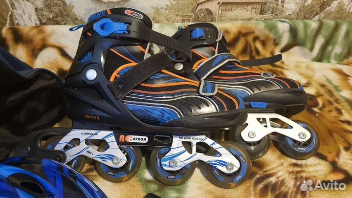 Ролики RE:action 36-41 размеры