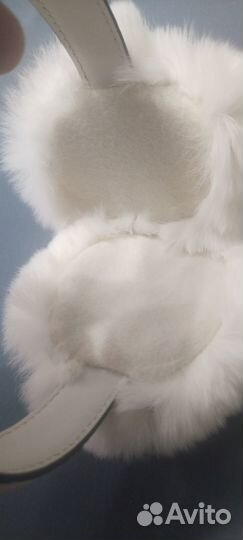 Меховые наушники gucci