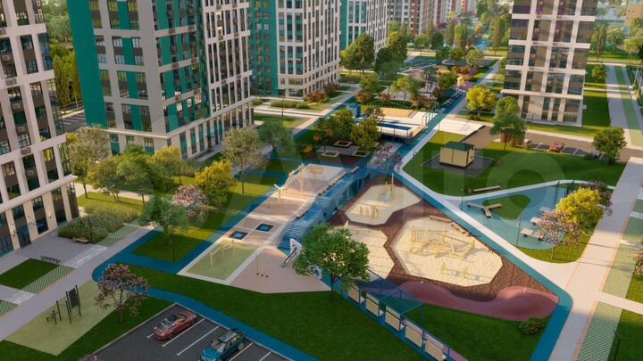 2-к. квартира, 55,5 м², 20/22 эт.