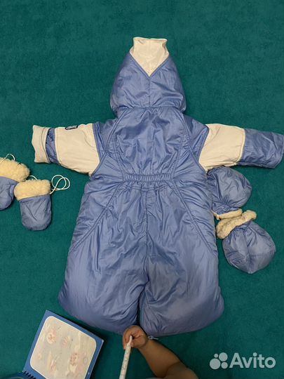 Конверт трансформер комбинезон с шерстью зимний