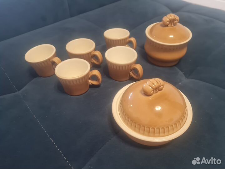 Кофейный сервиз зик Конаковский фаянсовый завод