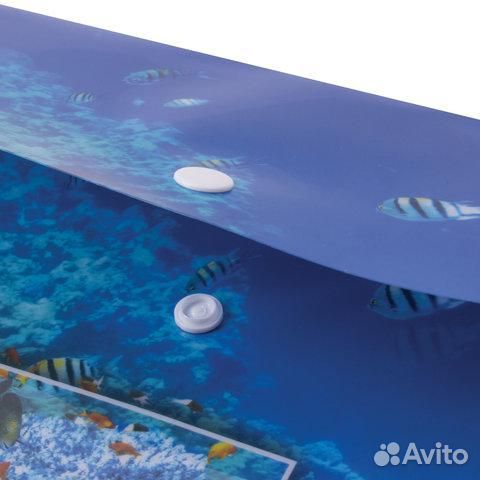 Папка-конверт с кнопкой brauberg 