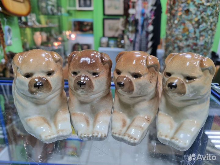 Фарфор статуэтка чау-чау лфз СССР. Клейм нет