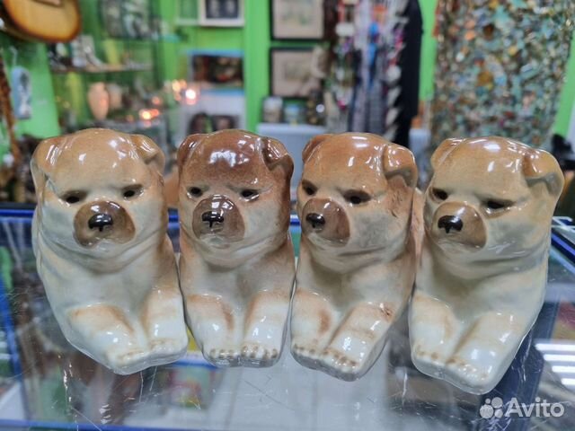 Фарфор статуэтка чау-чау лфз СССР. Клейм нет