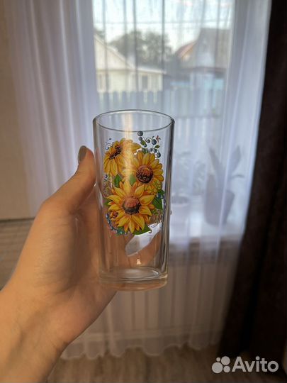 Стакан 230 мл 6 шт Подсолнух