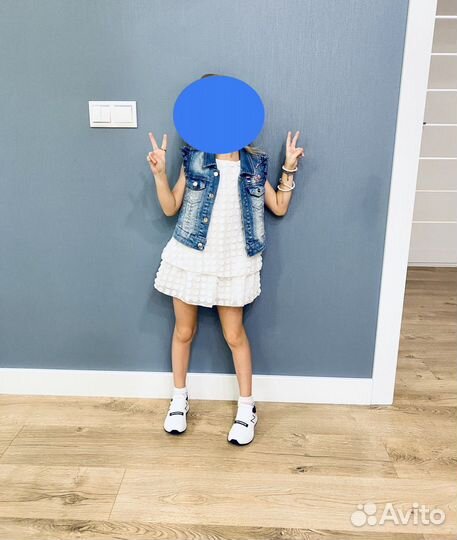 Жилетка джинсовая mayoral р.104