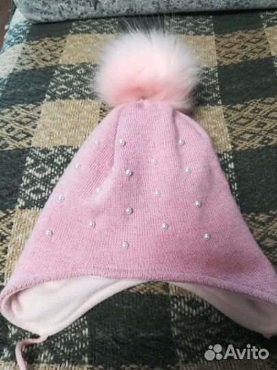Шапка на девочку 3 4 года