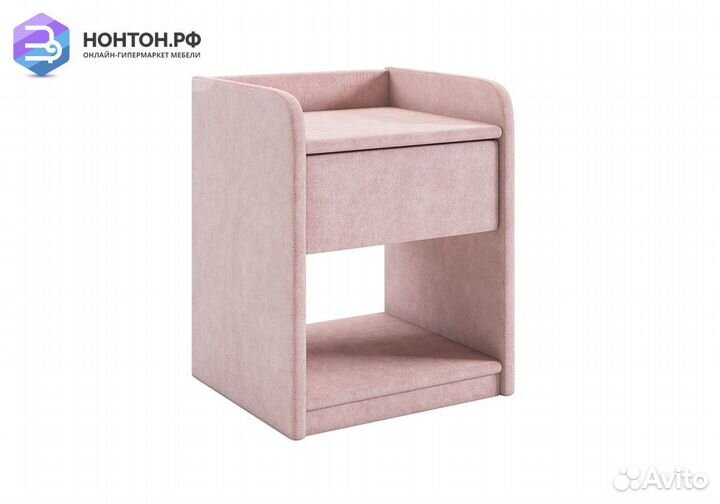 Тумба прикроватная Аманда 2 нежно-розовый