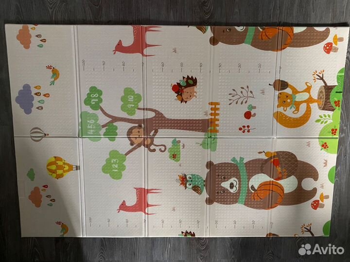 Складной детский коврик для ползания