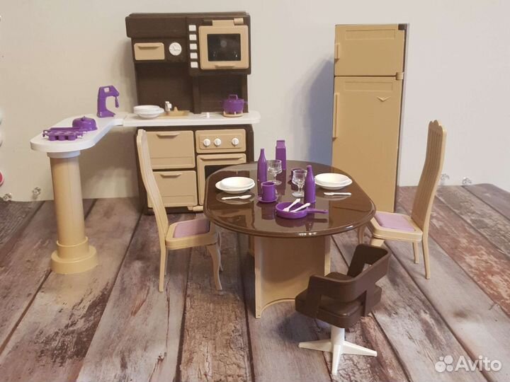 Игрушка. Набор мебели для кухни, для столовой