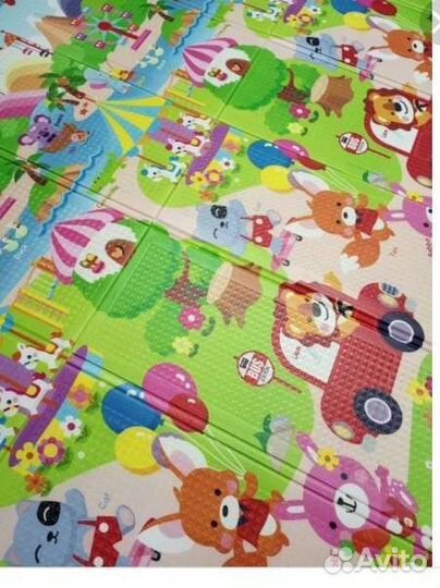 Детский коврик для ползания складной