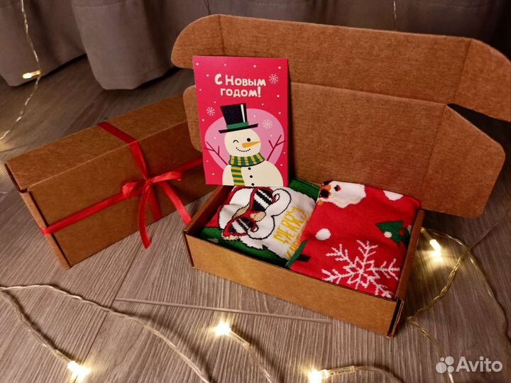 Новогодние носки