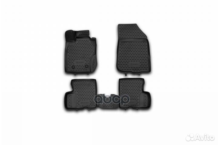 Коврики 3D в салон renault Duster 4WD, 2011-201