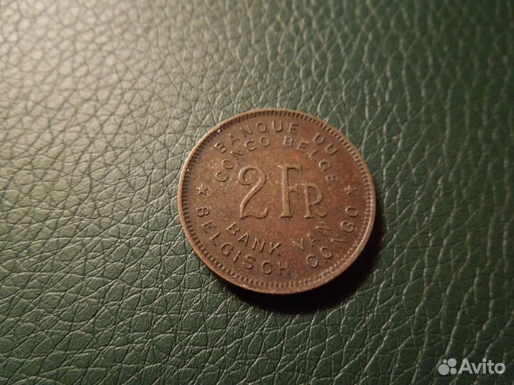 10 сантим 1911-24г 2 франка 1947 Бельгийское Конго