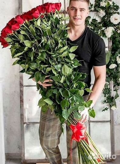 Высокие розы, букеты, цветы Доставка