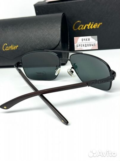 Очки линзы стекло мужские Cartier